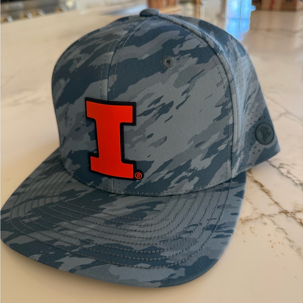 Branded Bills Hat University of Illinois "Fighting Illini Orange" Flat Elite
